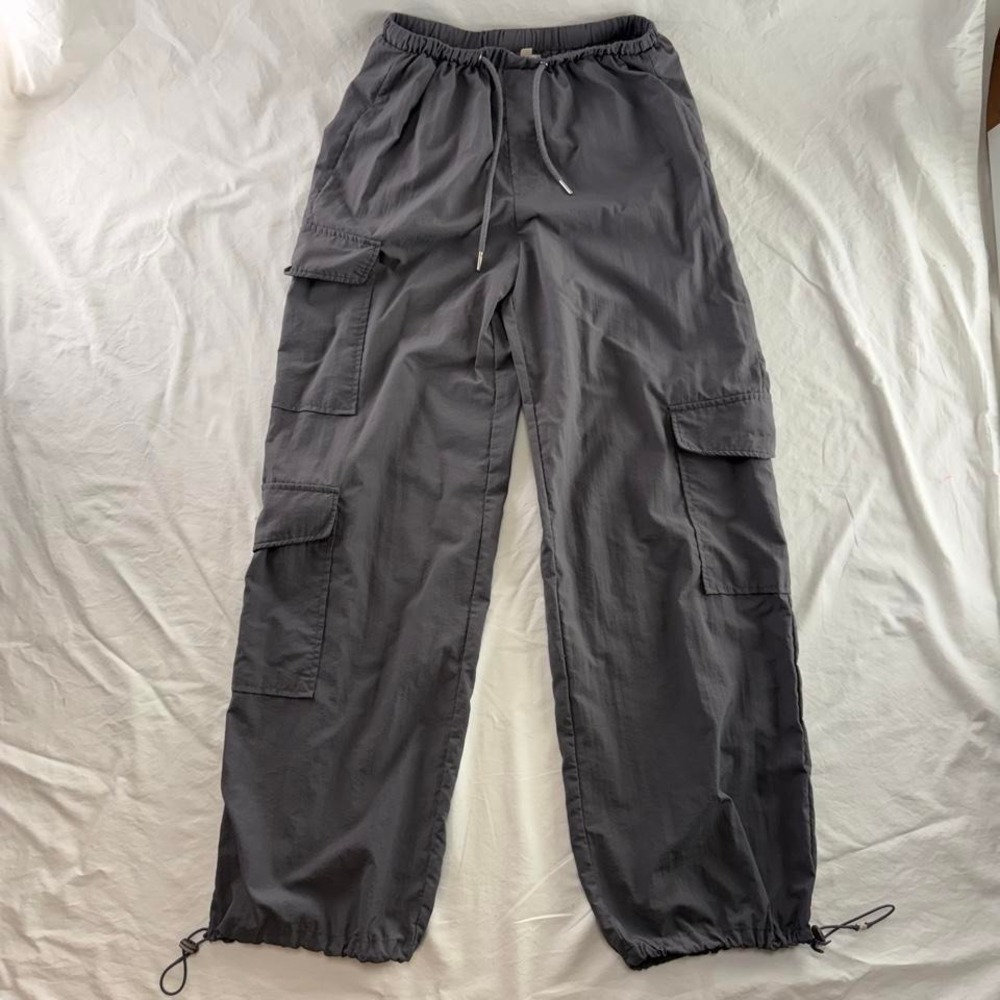 Cargo Parachute Pants Women's Sz S Utility Gorpcore Outdoor Y2k Grunge Skater